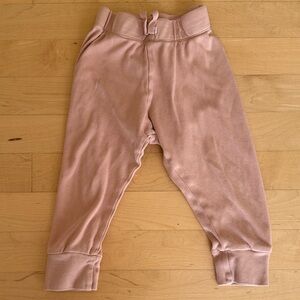 Colored organic 18-24 month leggings pink